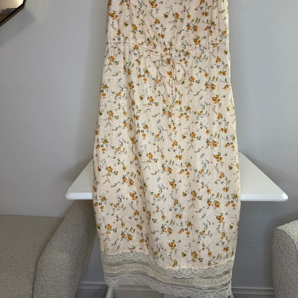 Reformation Neena Linen Dress Julius - Size 6 - Picture 6 of 15